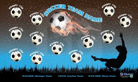 Star Soccer team banner