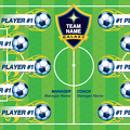 Galaxy Soccer team banner