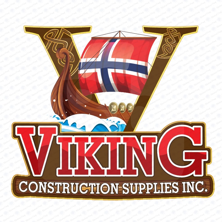 Viking Construction Supply logo design