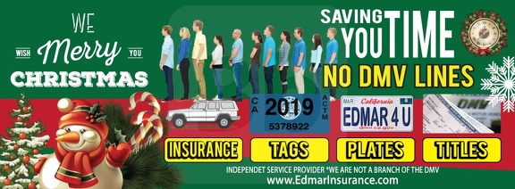 Facebook Cover Images for Edmar insurance X-Mas