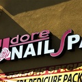 adore Nail Spa Riverside - Channel lettering in the daytime