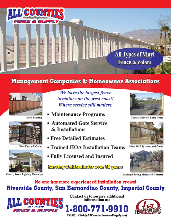 All Counies Fence & Supply Flyer