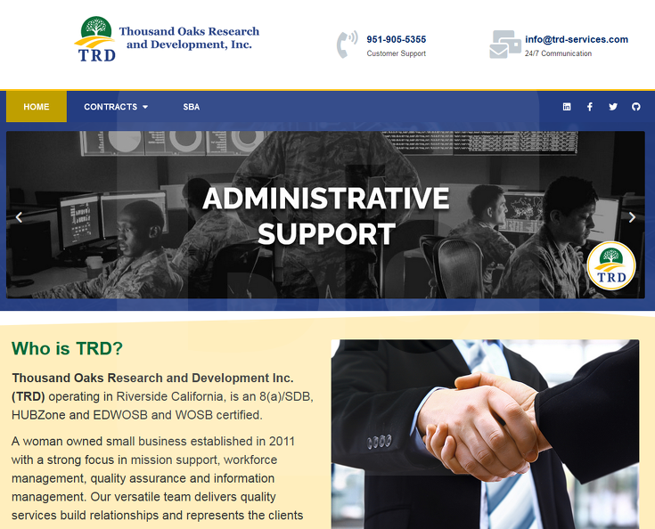 TRD Services Website