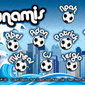 Tsunamis soccer team banner