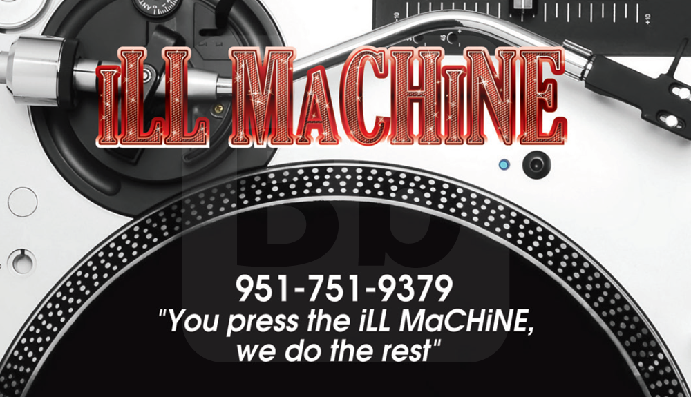 Ill MaChine business card front
