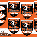 Orange Crush Soccer Team Banner