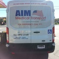 AIM Medical Transport VAN Back