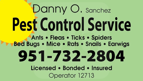 Danny o Pest Control Service
