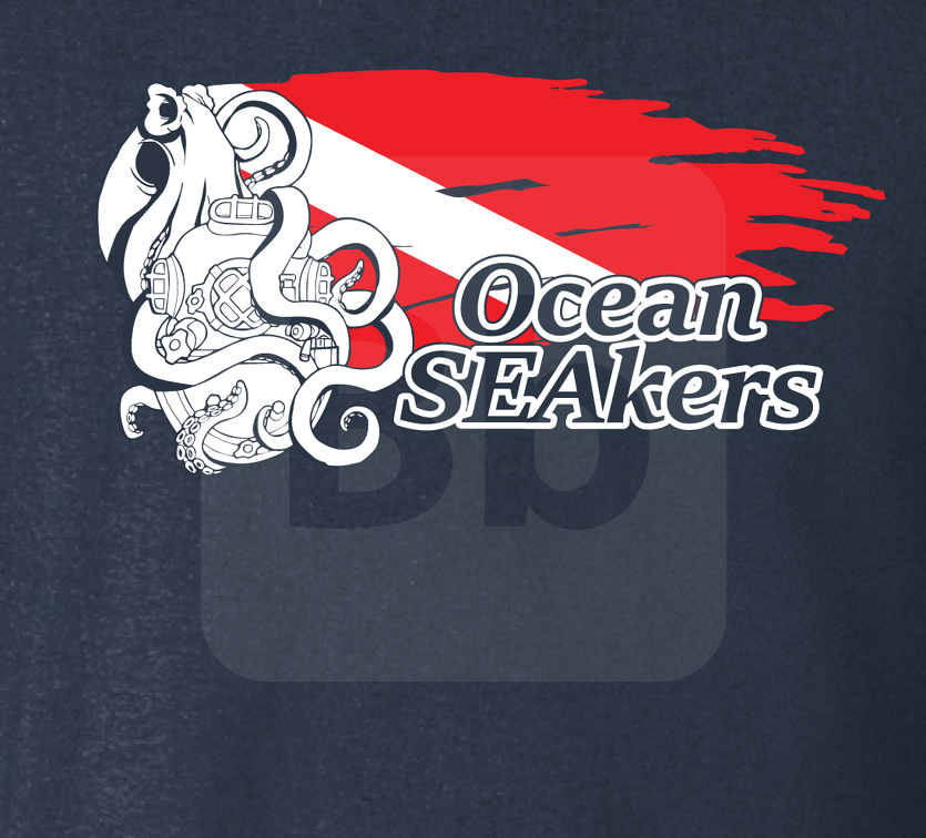 Ocean SEAkers logo and screenprint