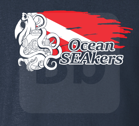 Ocean SEAkers logo and screenprint