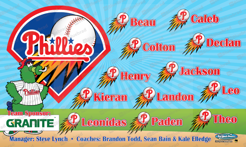 Phillies Baseball team banner