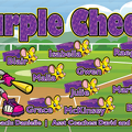 Purple Cheese Softball Team Banner