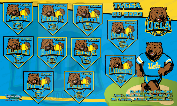 UCLA Bruins Softball Team Banner