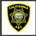 California Alcohilic Beberage Control "ABC" patch
