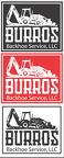 Burros Backhoe services logo design