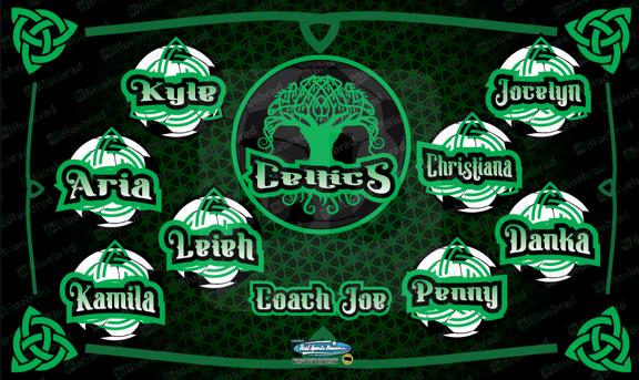 Celtics Soccer Team Banner 