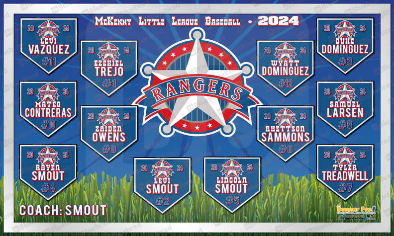 Rangers - McKenny Little League Baseball 