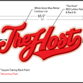 The Host Channel Lettering