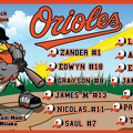 Orioles Baseball Team Banner