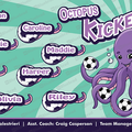 Octopus Kickers Soccer team banner